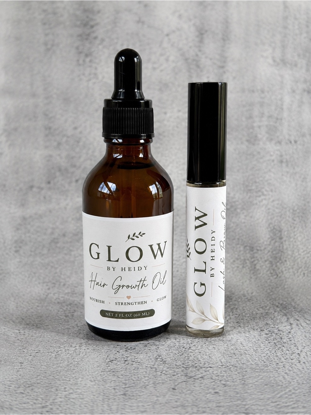 Glow by Heidy Hair Growth Kit | Castor Oil + Vitamin E